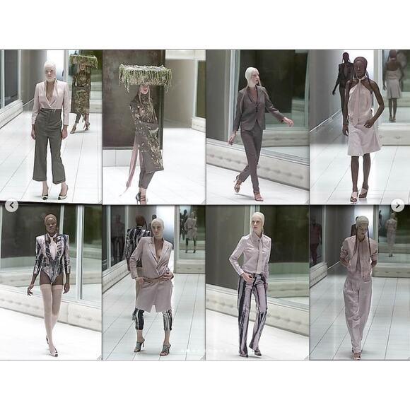 ARCHIVE 2001 Alexander McQueen Spring Voss Collection Silk Dress Runway Look 12 - Picture 3 of 12